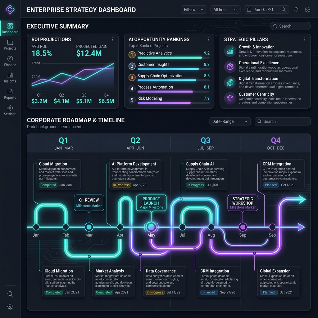 Roadmap ejecutivo de implementacion de IA