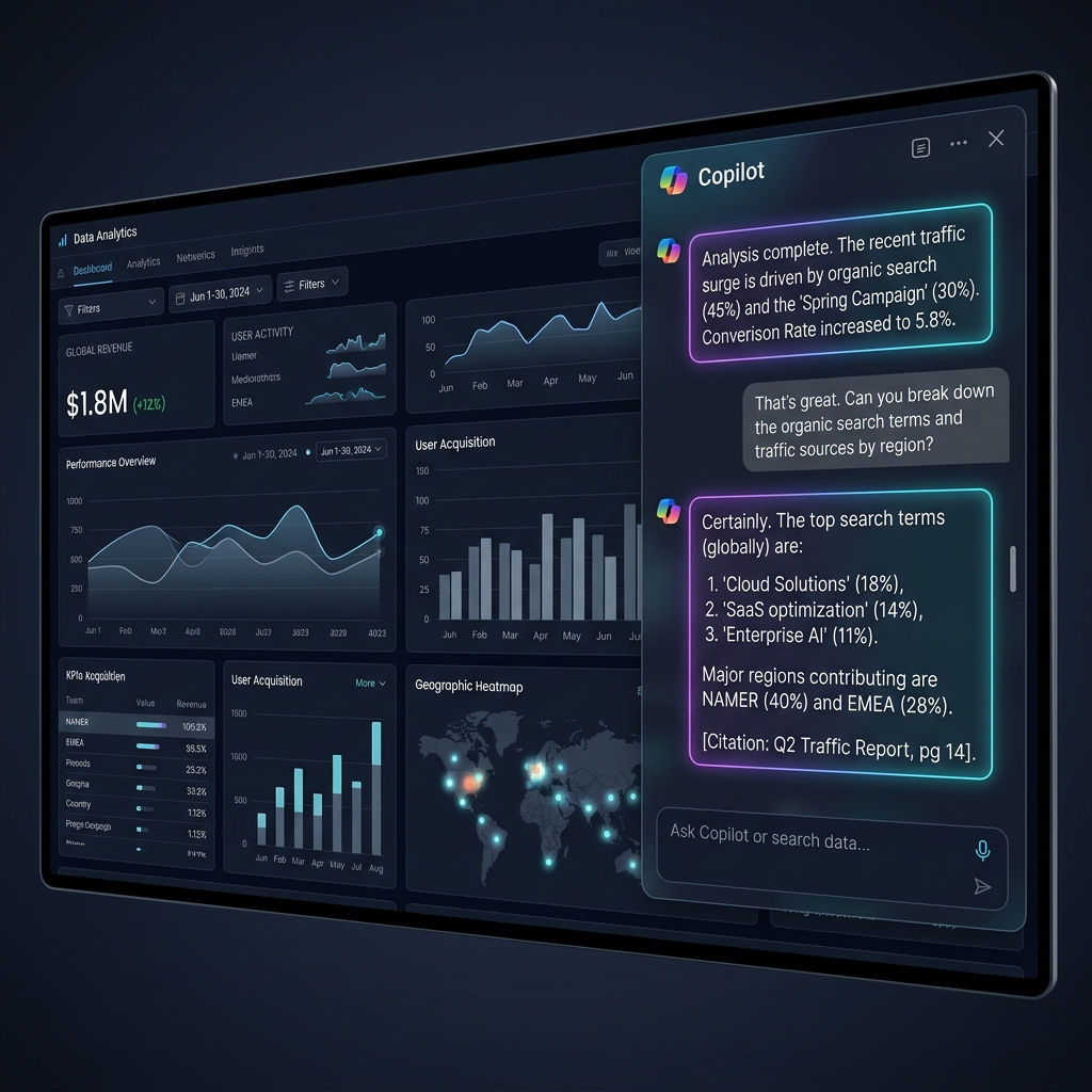 Chat UI sobre datos de la empresa